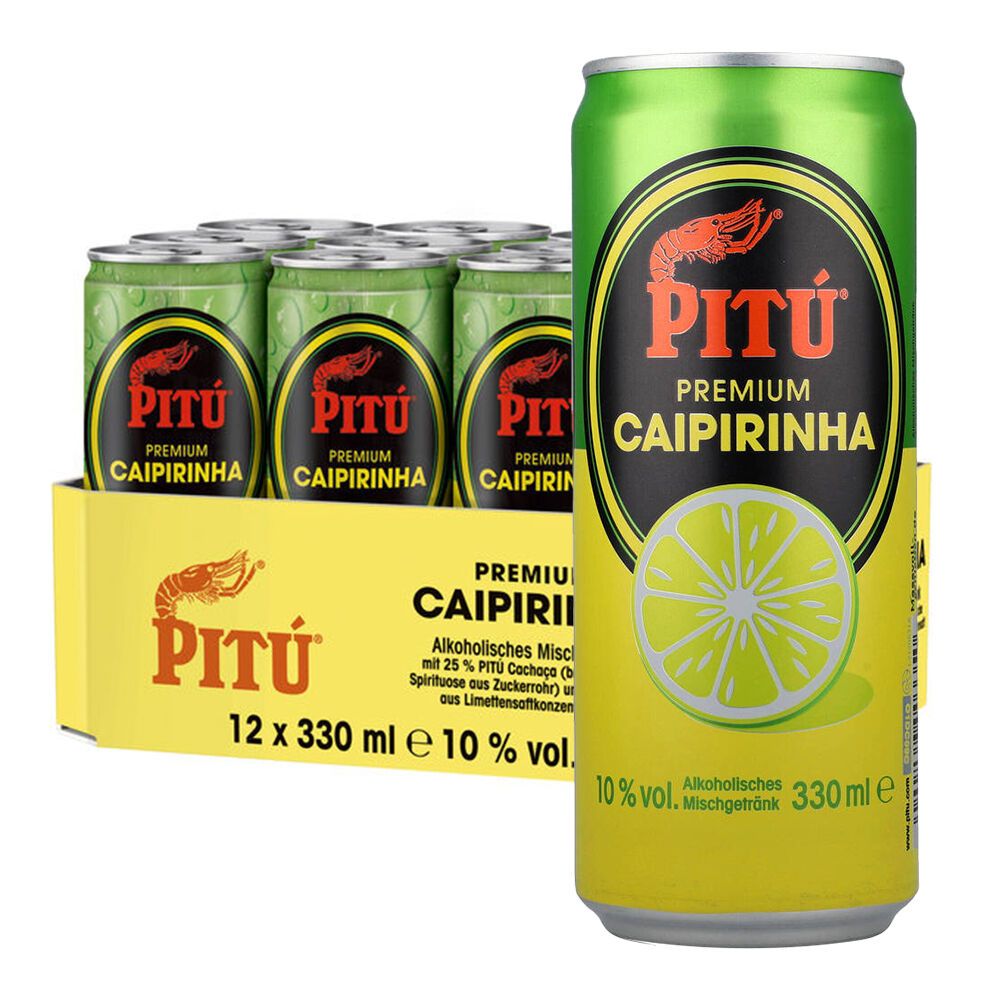 Pitu Caipirinha 10% 12 x 330ml| Große Auswahl an Angebote | Spare