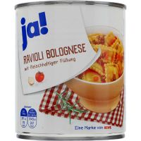 Ja! Ravioli Bolognese 800g Ds