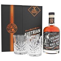 Austrian Empire Navy Rum Solera 18Yo + 2 Gläser 40% 70 Cl